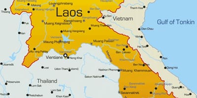 Karta сепон u Laos