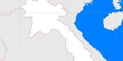 Karta Laos krug