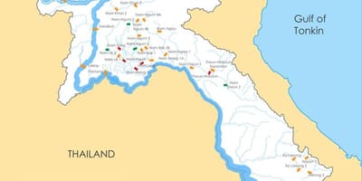 Karta rijeke Laos 